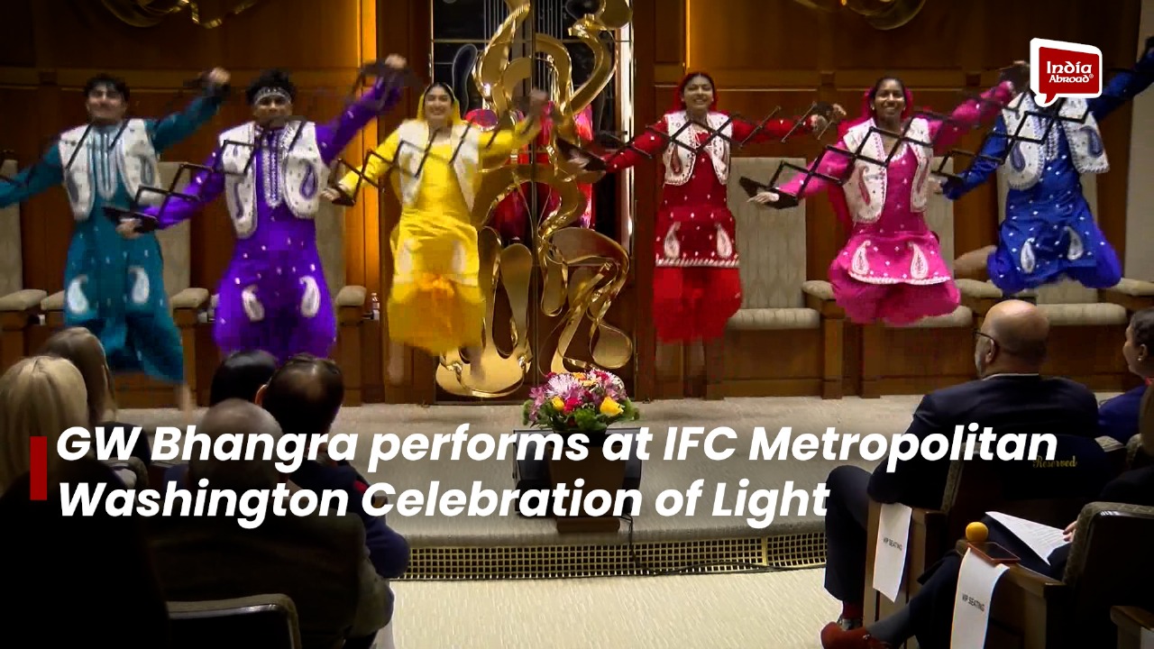 GW Bhangra performs at IFC Metropolitan Washington Celebration of Light